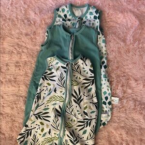 Unisex infant sleep sack set of 3